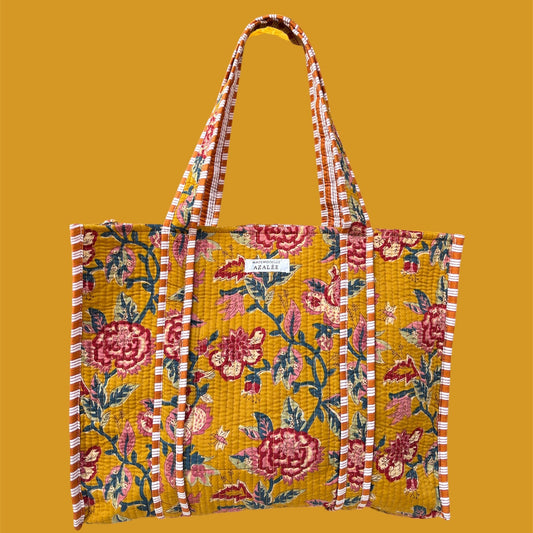 Sac cabas Garance Bengale coton imprimé indien