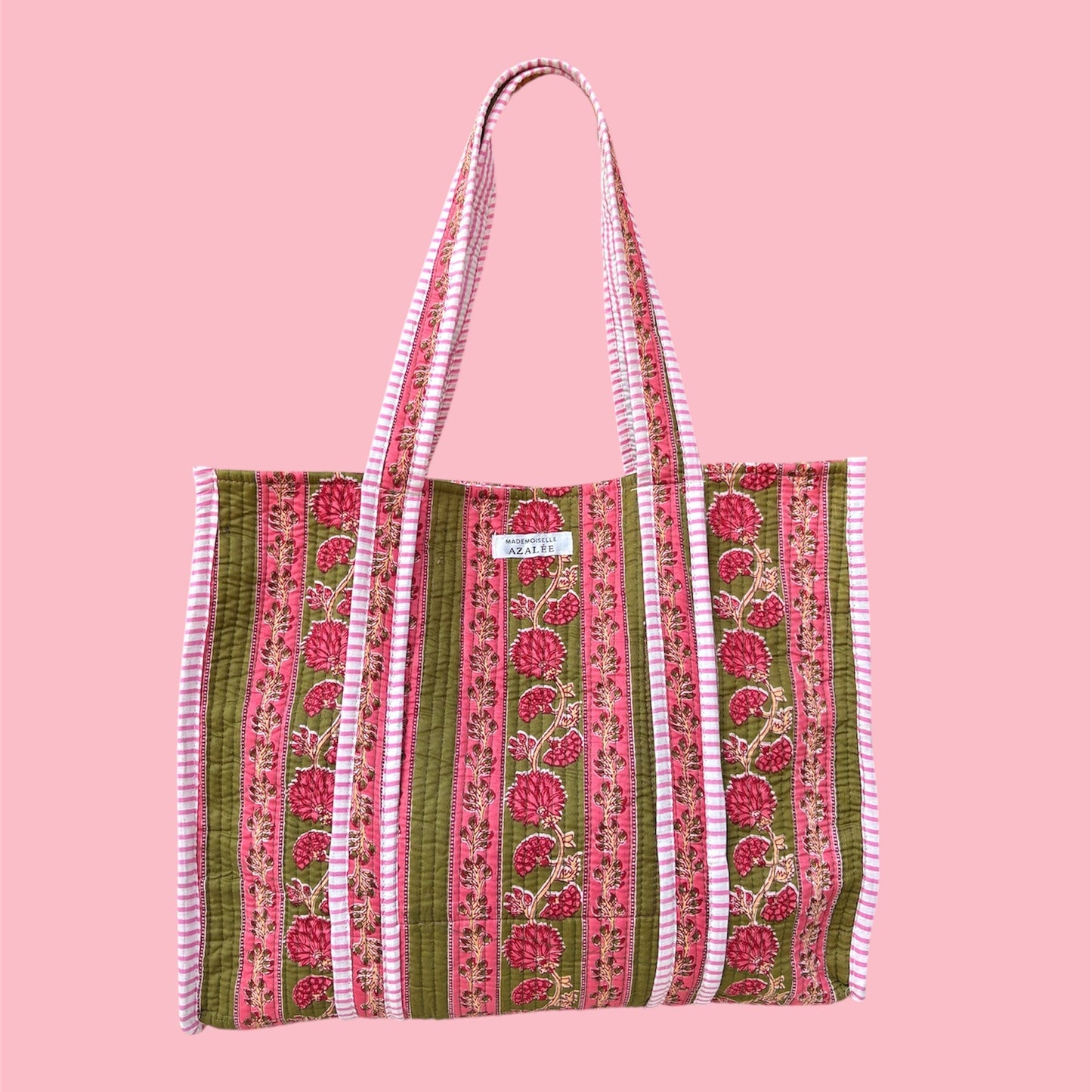 Sac cabas Garance Cueillette en coton imprimé indien