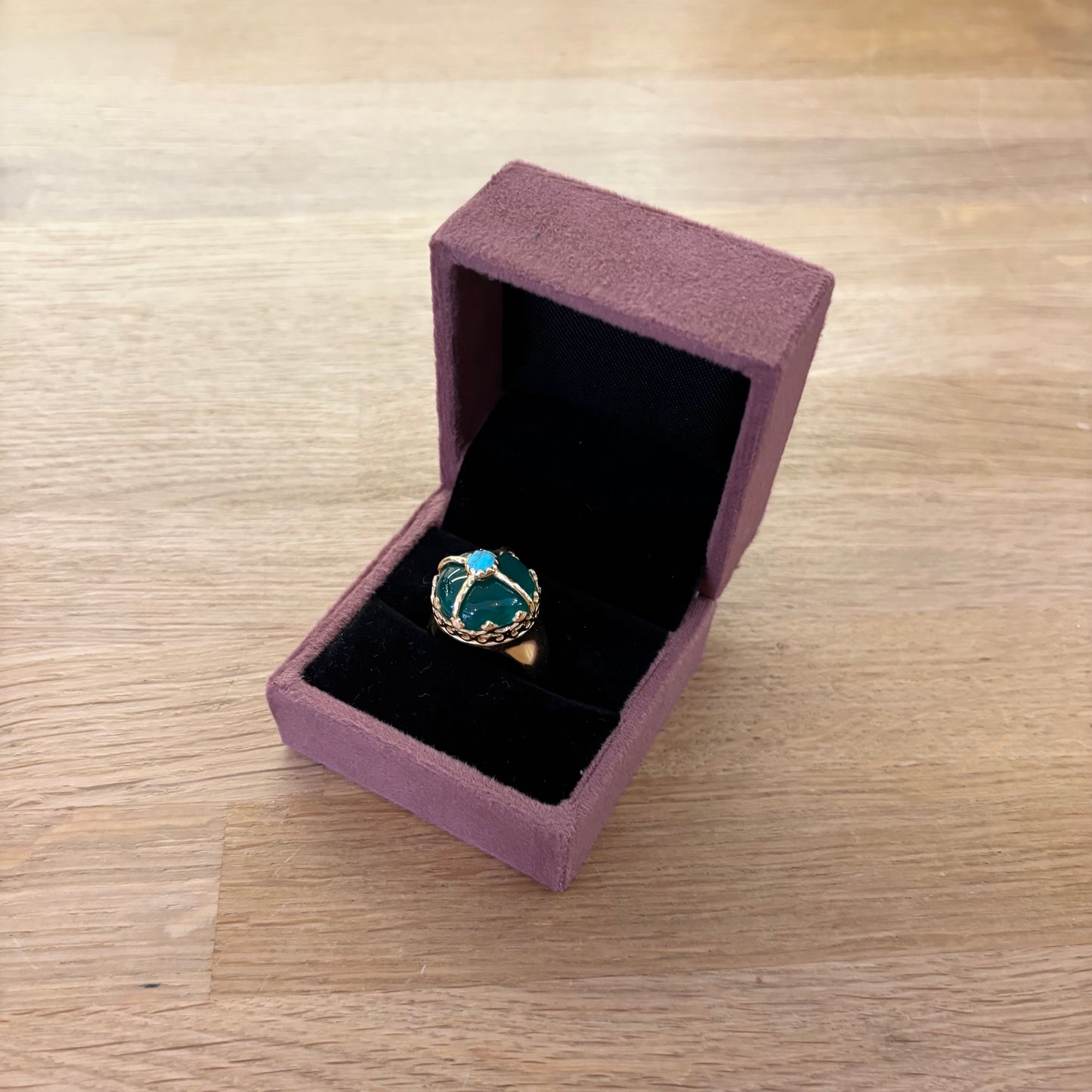 Bague Pasha onyx vert