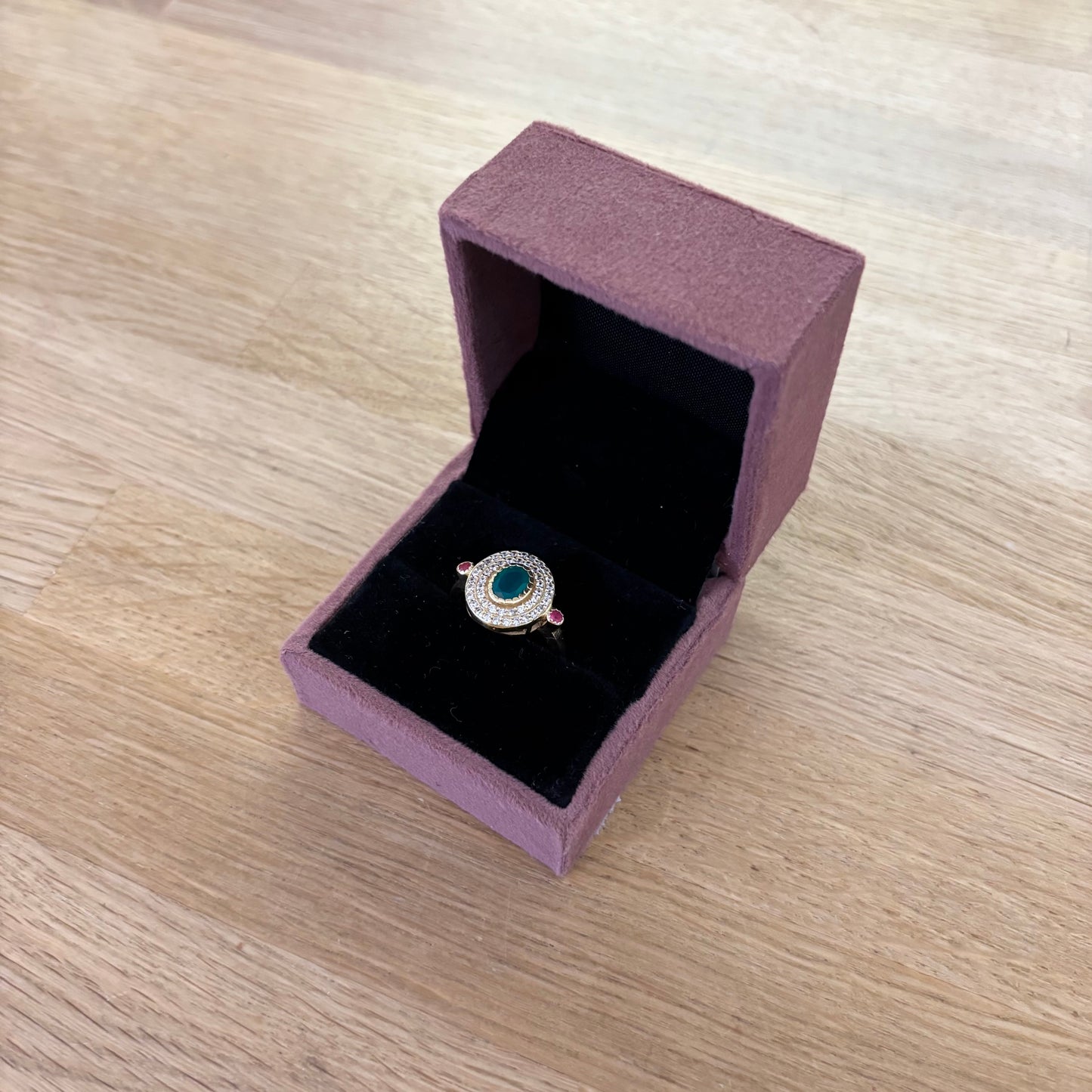 Bague Devi onyx vert