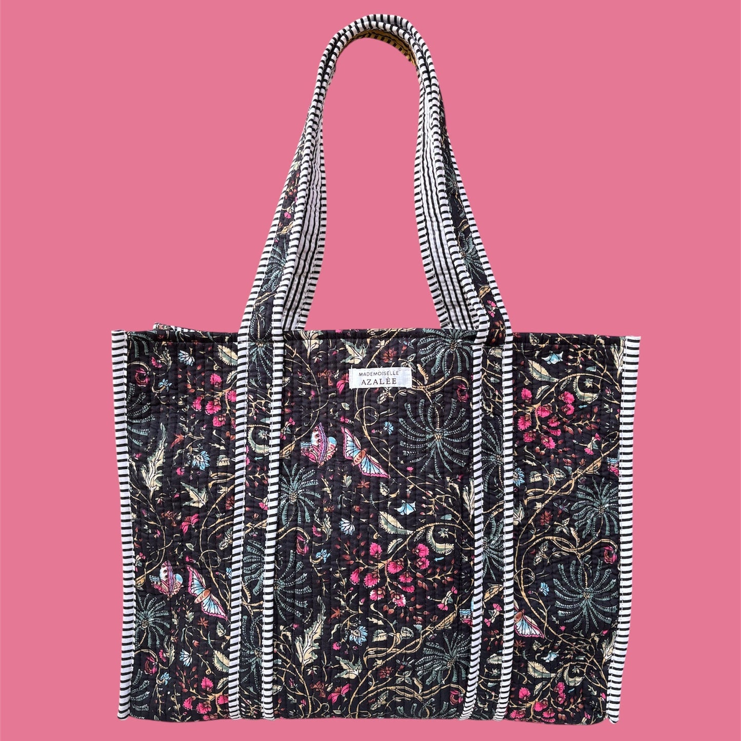 Sac cabas Garance Butterfly Indigo
