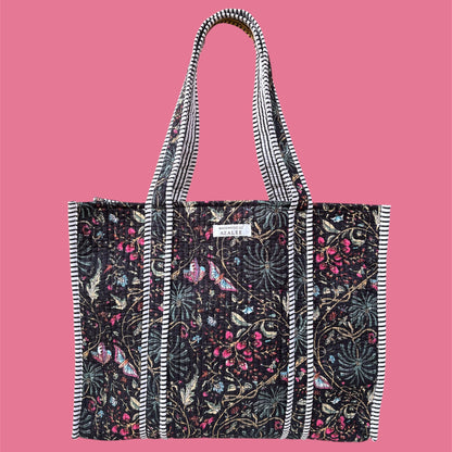 Sac cabas Garance Butterfly Indigo