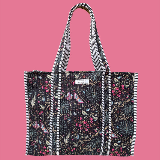 Sac cabas Garance Butterfly Indigo
