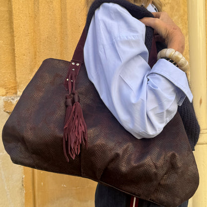 Sac Nicolette bordeaux