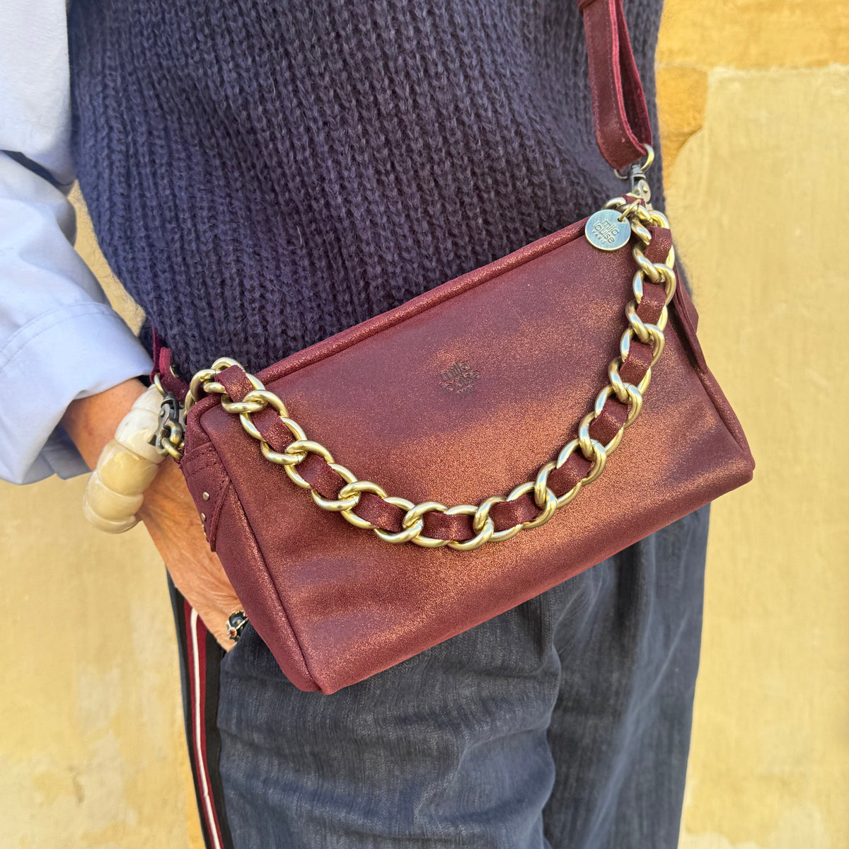 Sac Mama bordeaux