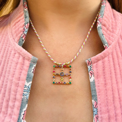 Collier Pondi améthyste