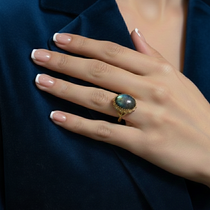 Bague Gaya Labradorite
