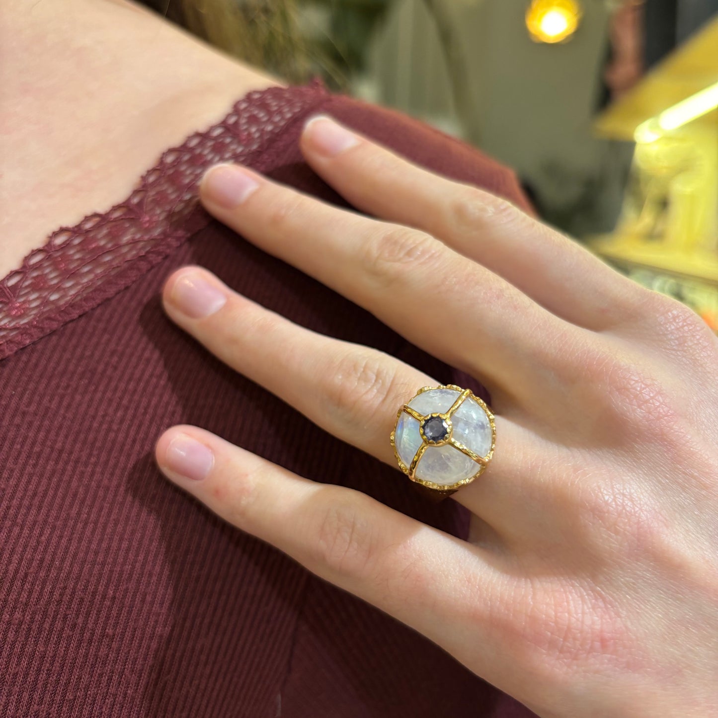 Bague Pasha pierre de lune