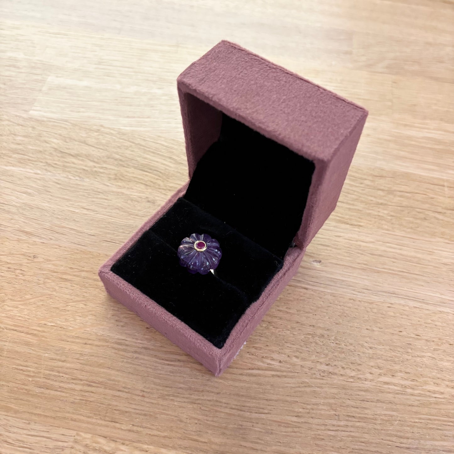 Bague Amara améthyste rubis