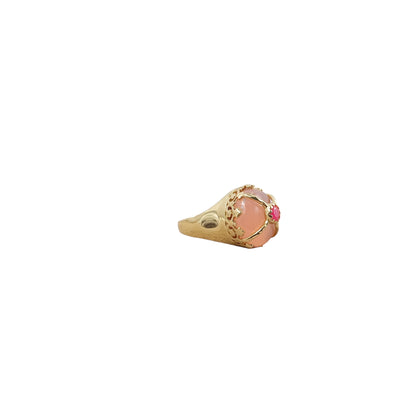 Bague Pasha pierre de lune pêche