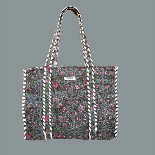 Sac cabas Garance City Palace en coton imprimé indien