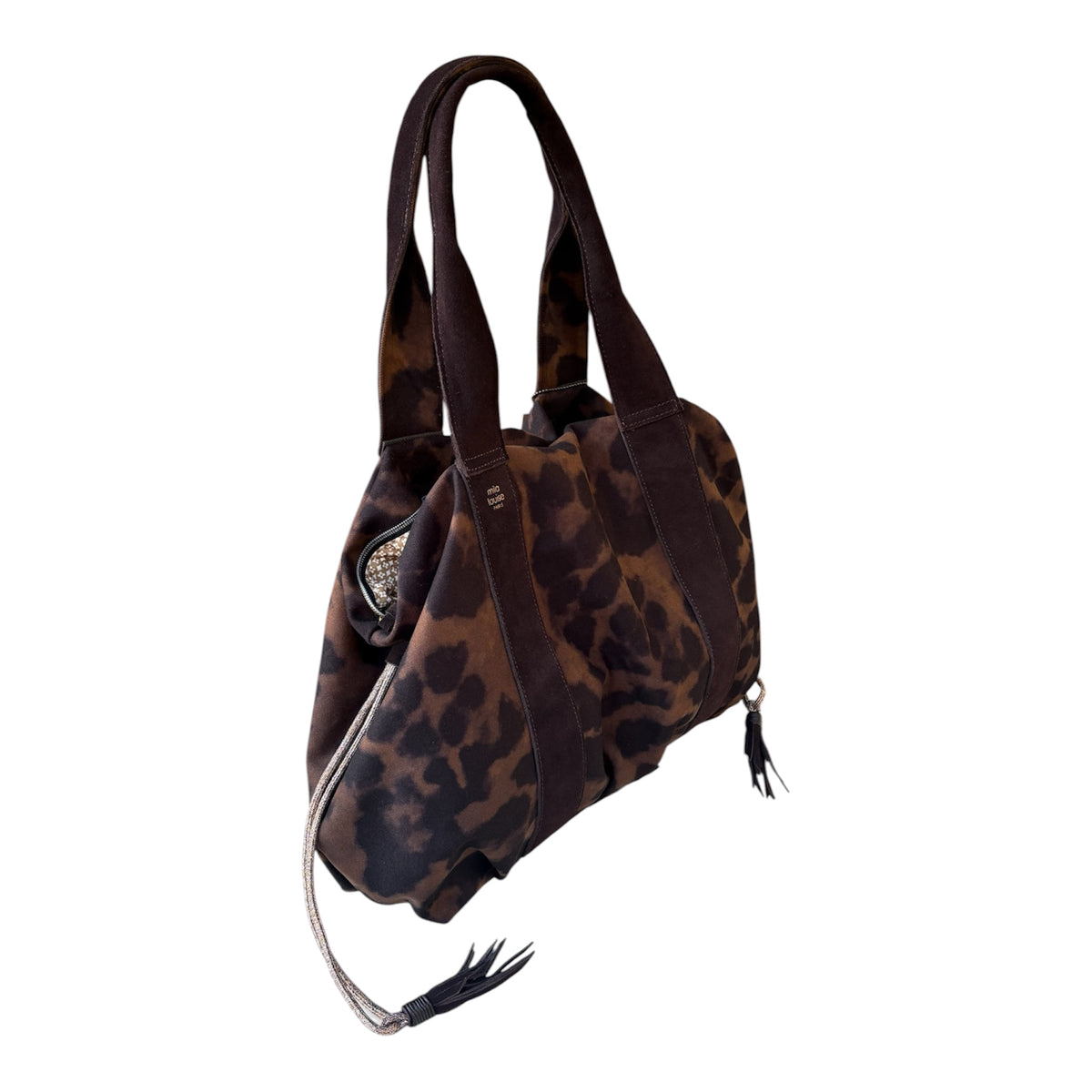 Sac Prudy léopard brun dark