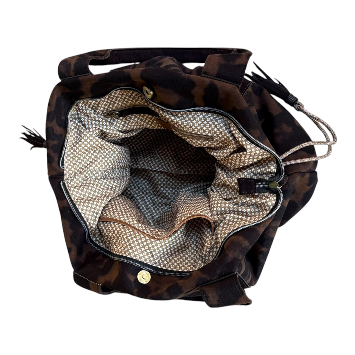 Sac Prudy léopard brun dark