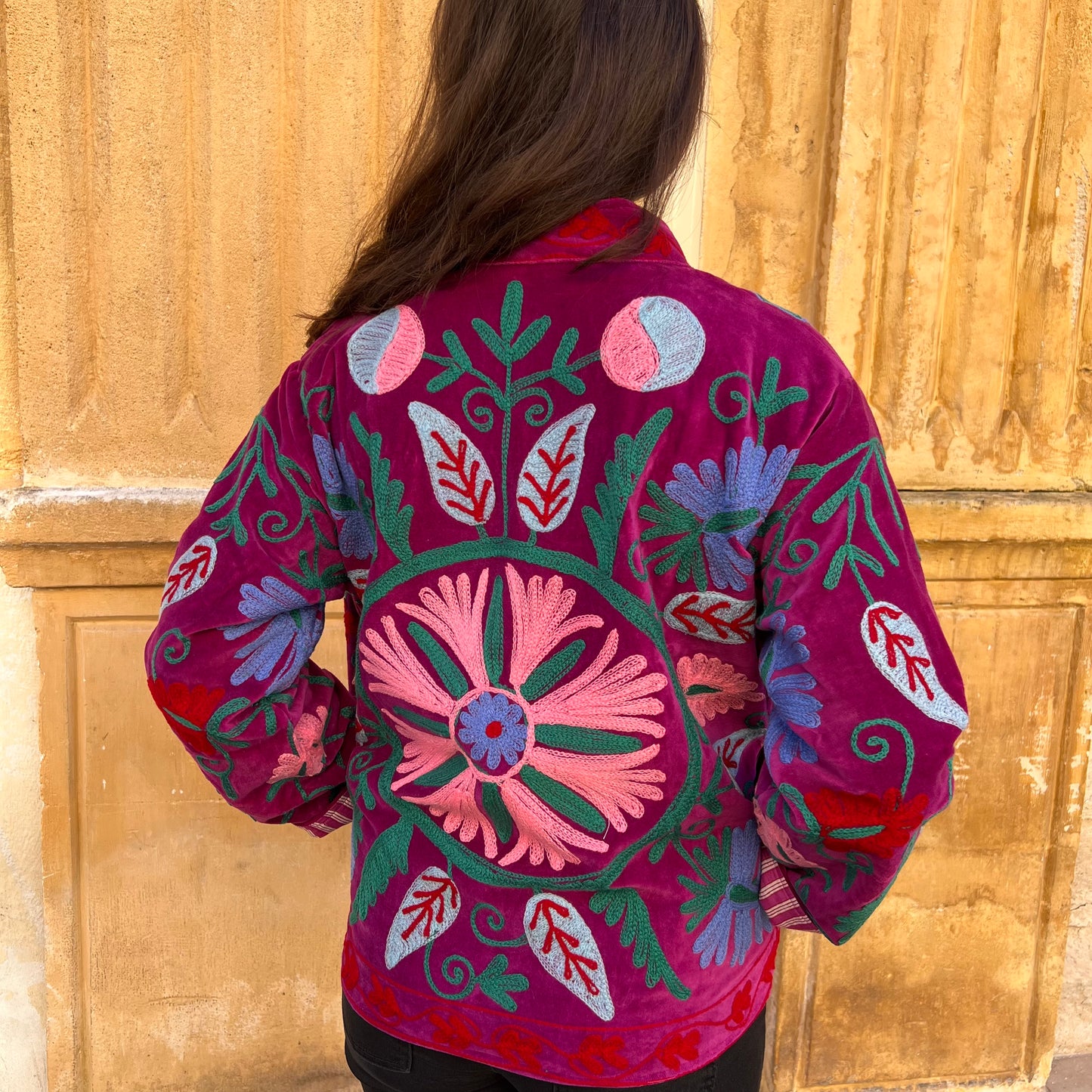 Veste Suzane rose fushia